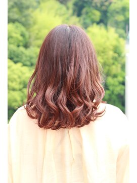 ビアージュ(Viage) #オレンジカラー #ビタミンカラー #ブリーチなし #セミロング