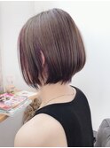 前下がりボブショート