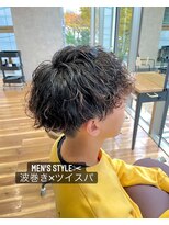 マウ(mau) メンズパーマ 波巻きスパイラル 波巻きパーマ