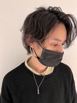 イメージア 町田店(IMAGE A) ミニウルフ×センターパート＠30代40代50代60代