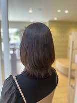 ヘアブロス 水戸店(hair BROS) レイヤーボブ/グレーブラウン/20代30代40代50代
