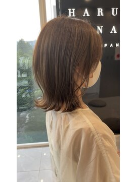 ハルキミナトジャパン センダイ(HARUKI MINATO japan SENDAI) 秋カラーと鎖骨下ボブ