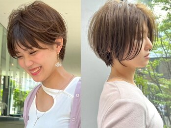 ジアン バイ ミルボン NU茶屋町+(GIEN by milbon)の写真/大人の上品さを兼ね備えたショートヘアで春のイメチェンもお任せ!差が出るカット技術こそ実力派stylistへ♪