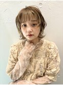  ベージュアッシュカラー◎