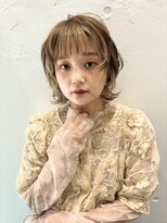 ミューバイケンジ(miu by KENJE) miu&伊藤夏海 ベージュアッシュカラー◎