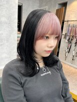 リミットバイアフィナー 大宮店(limit by Afinar) ウルフ/ヘムライト/ケアブリーチ/デザインカラー/ペールピンク