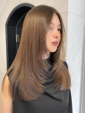 サイン 渋谷(SIGN) ザクザクレイヤーカット巻き方簡単ミディアムロング韓国渋谷