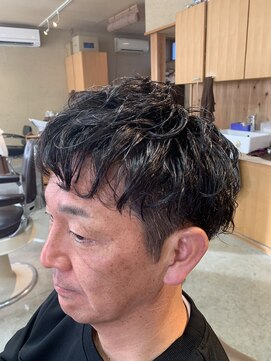 あうん堂 ツーブロックパーマ