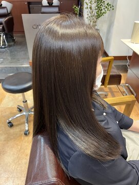 ヘアモーヴ チャンプス 南流山店 シルキーストレートカラー