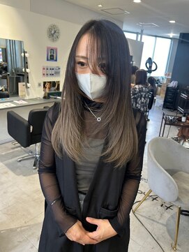 キング 梅田(K!ng) 縮毛矯正髪質改善ハイライトレイヤーカット梅田美容室エクステ