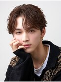 韓国センターパートコンマバングダウンパーマニュアンスパーマ