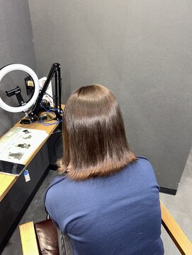 ボアップ 難波店(boappu) #髪質改善トリートメント#ブラウンカラー#暗めカラー