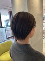 エル バイ ゼノン ビューティー(L by ZENON BEAUTY) 襟足スッキリショートスタイル丸みショート×オリーブベージュ