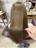 最新髪質改善ストレート