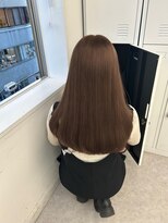 ペレ 渋谷(PELE)&nbsp;ホワイトグレージュ/デジタルパーマ/チェリーブラウン/渋谷