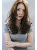 【Blanc】透明感ベージュカラー＿レイヤーカット＿ロング