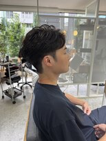 バイエイト(X８)&nbsp;フェザーパーマ×ベージュby沼尾