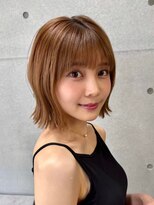 パヌポン 原宿表参道(PANUPON) ケアブリーチハイライトバレイヤージュマロンベージュ