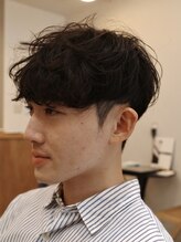 ブラウン バイ イフ 福島(BROWN by if) メンズ・シャドウパーマ