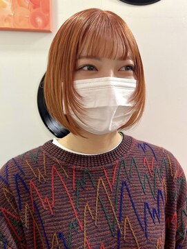 デート 下北沢(DATE) 下北沢ハイトーンカラーホワイトブロンド髪質改善ケアブリーチ◆