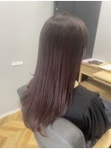 en美髪カラー×ラズベリーピンク