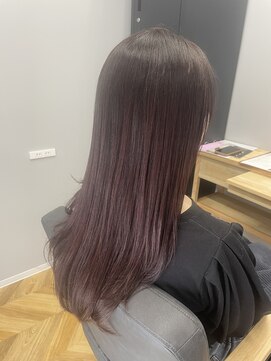 エン(en) en美髪カラー×ラズベリーピンク