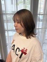 コンクス(CONKS)&nbsp;ブリーチ1回～透明感のあるミルクティーグレージュ