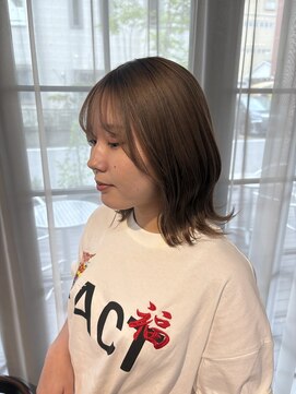 コンクス(CONKS) ブリーチ1回～透明感のあるミルクティーグレージュ