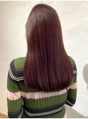 ピンクブラン 髪質改善 艶髪 髪質改善ストレート 20代 レイヤー