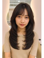 アンベル(ANBEL) 小顔/オリーブグレー/ココアベージュ/黒髪/暗めカラー/髪質改善