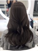 暗めショコラブラウン&レイヤーカット