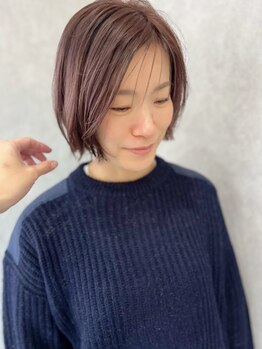 ニュイ(nui+)の写真/《白髪ぼかしハイライトが得意なサロン》あなたに似合う上質な色味をご提案◇ファーストグレイにもおすすめ