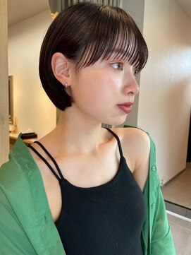 サンドパールス 仙台店(sand PALCE) 髪質改善/大人ガーリー/似合わせカット/ショートボブ前髪/仙台