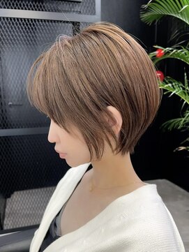 ブレス ヘアデザイン(BLESS hair design) 静岡駅ショートカットショートボブ切りっぱなしボブタッセルボブ