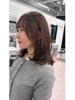 ミッシュバイアーバン(misch by urban.)&nbsp;レイヤーカット/似合わせカット/グレージュ【堀 春菜】