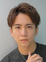 レタッチバイフィフス(RETOUCH by fifth) 波巻きパーマメンズマッシュセンターパートツイストパーマウルフ