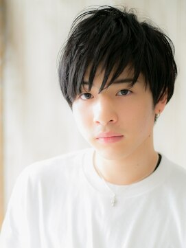 メンズヘア ビーセカンド 草加店(MENS HAIR B-2) 20代30代爽やか学生刈り上げない韓国フェザーマッシュZ草加