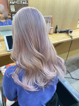 チャプター 問屋町(chapter) 髪質改善トリートメントミルクティベージュケアブリーチ韓国ヘア