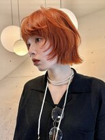 ラッドルーム(LAD ROOM.) ウルフボブ/レイヤーボブ/オレンジカラー/オレンジベージュ