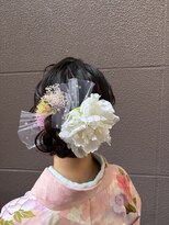 バサラ 大阪なんば店(VASARA)&nbsp;大阪なんば/小紋ヘア/着物ヘア/卒業式ヘア/成人式ヘア