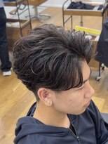 シルク 大宮(SilQ) 毛流れフェザーパーマ/メンズ/men's/メンズサロン/眉毛