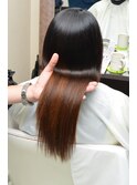 艶髪ストレートヘア髪質改善トリートメント美シルエットロング