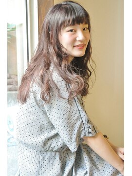 ヘア メイク リン(hair make rin) ゆるふわ　パープルグレージュ