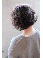 ヘアーアンドメイク シーク 吉祥寺(HAIR&MAKE SeeK)&nbsp;切りっぱなしショートウェーブボブ