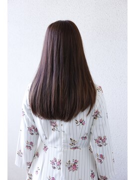 ヌーム 塚本店(NOOM) 黒髪アッシュ暗髪切りっぱなしボブオン眉エレガント