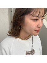 ステイシー(STACY)&nbsp;STACY  ナチュラルボブ×簡単スタイリング ×ベージュカラー