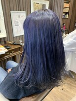 ヘアーアンドリラックス 十日市場店(hair & relax y-21) ベリーブルーカラー