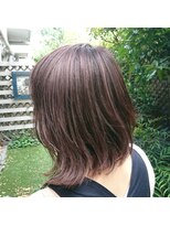 アロッタ(alotta)&nbsp;【alotta安藤】ラベンダーモーブの外ハネBOB