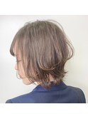 mowen南堀江xくびれショートxウェットヘアx透け感ブロンドカラー