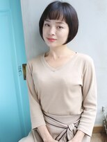 バース(BIRTH) 天神【BIRTH】ショコラアッシュ×オン眉ショートボブ